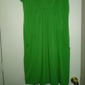 Women Green Dress